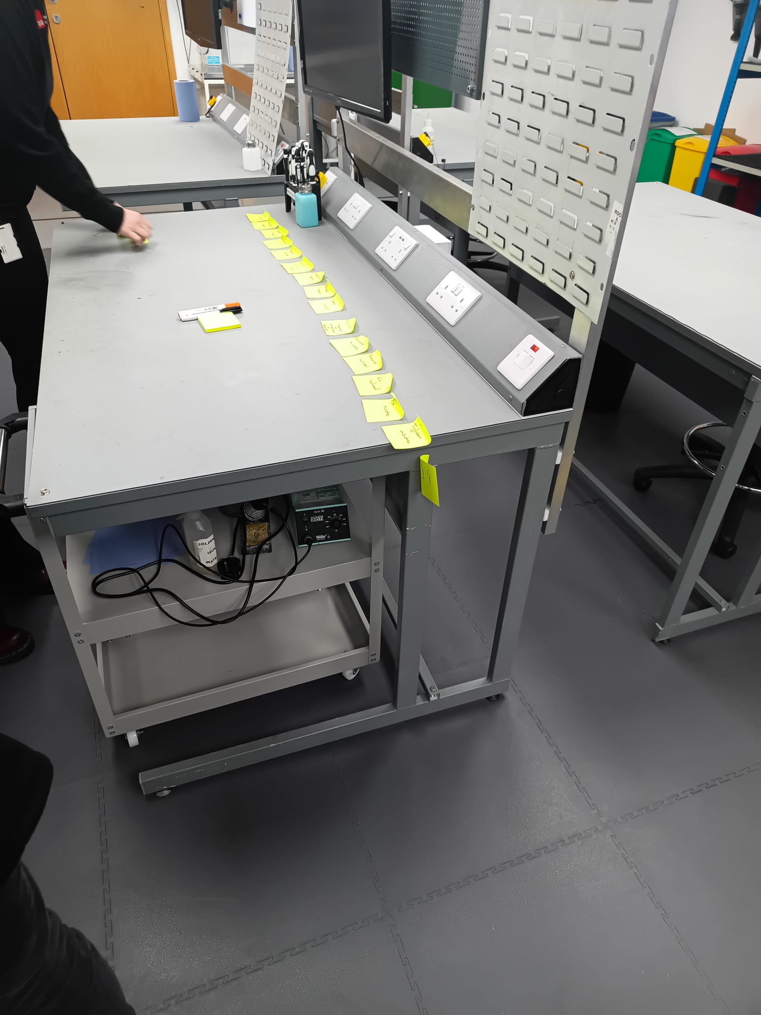 Lean Simulator image with post it yellow